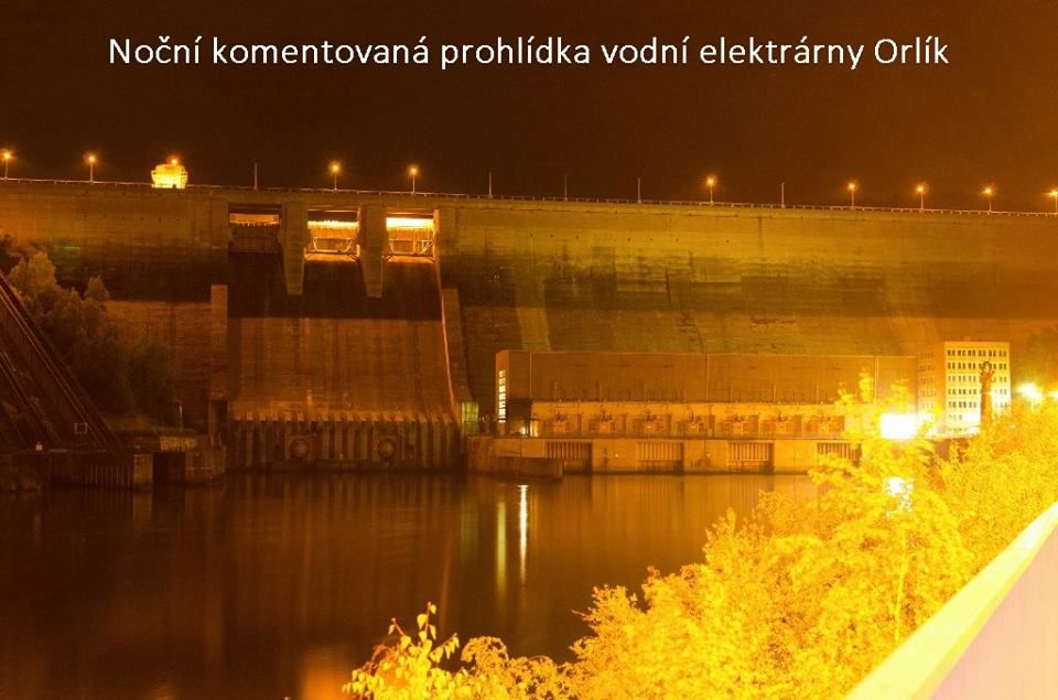 obrázek: Noční exkurze do vodní elektrárny Orlík