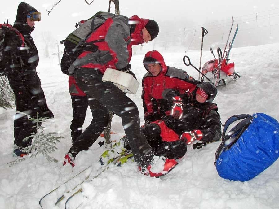 Horská služba na Šumavě zasahovala častěji, vrtulník byl potřeba méněkrát