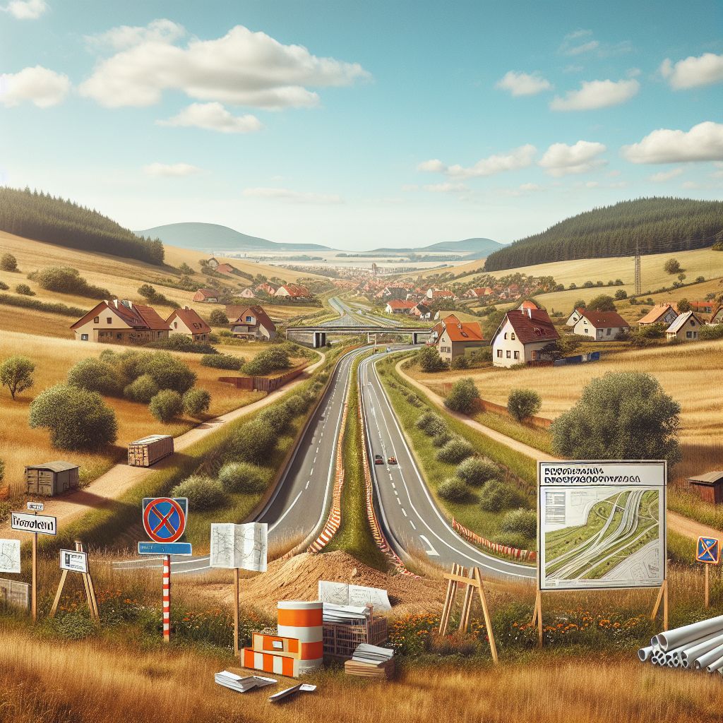 Obchvat Trhových Svinů - klidnější město díky nové silnici