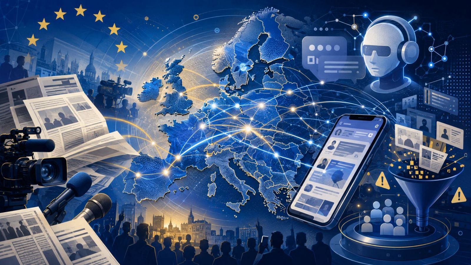 Platformy, AI a manipulace mění média. Národní kontrola už Evropě nestačí