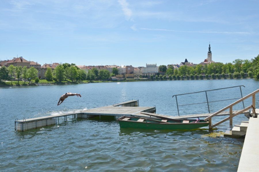 Voda v táborském Jordánu má nejvyšší průhlednost za deset let, město potvrzuje efekt srážecí stanice