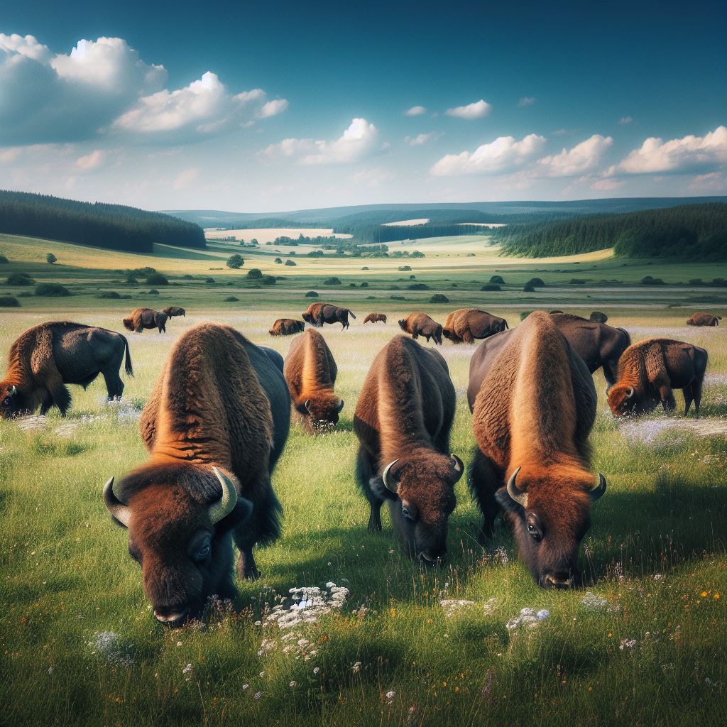 Zubři oživují Lipensko v nová rezervaci