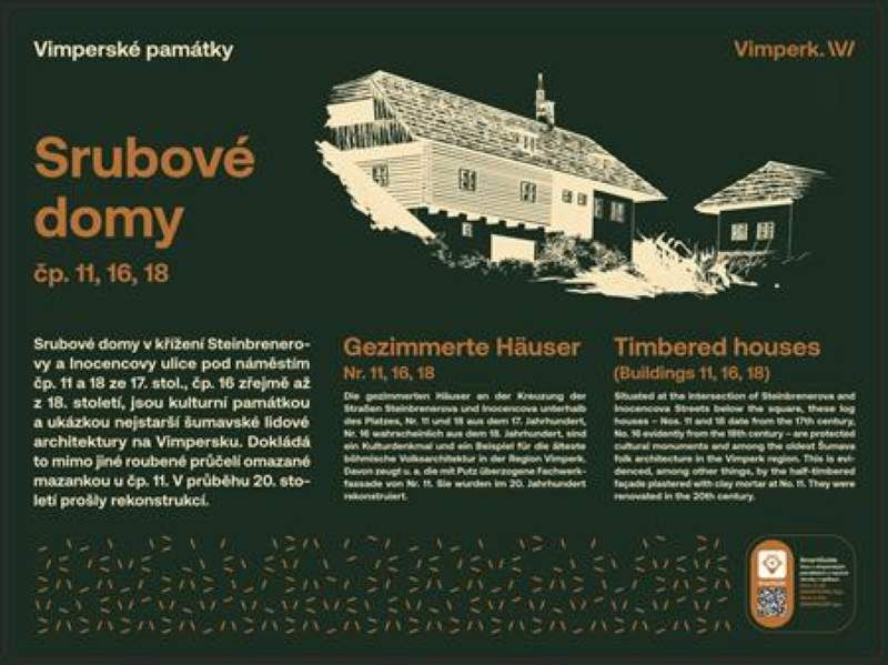 Vimperk inovuje: 22 infopanelů s QR kódy pro turistický boom