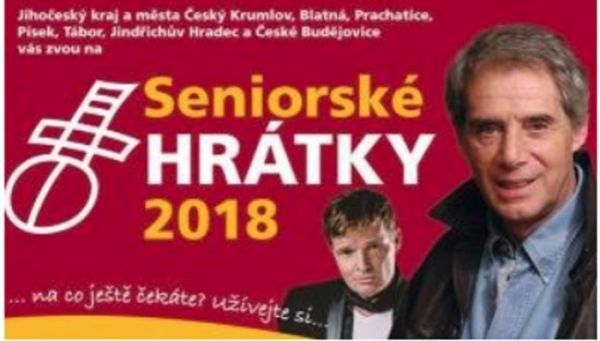 obrázek: Jihočeský kraj zve na třetí ročník Seniorských hrátek. Návštěvníci se mohou opět těšit na Josefa Laufera