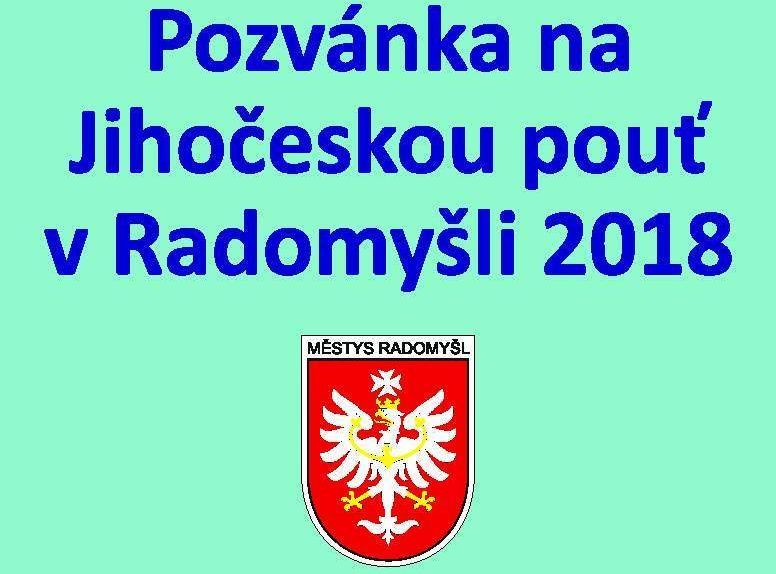 obrázek: Pozvánka na Jihočeskou pouť v Radomyšli