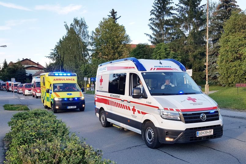 obrázek: Zdravotnická záchranná služba Jihočeského kraje se představila v rakouském Gmündu