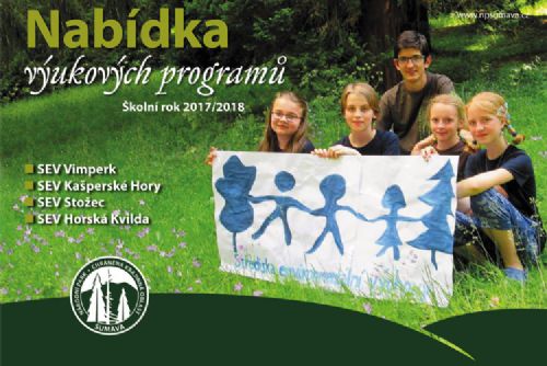 obrázek:Nabídka výukových programů NP Šumava
