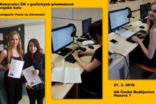 obrázek:Soutěž v psaní na klávesnici