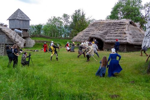 Foto: Leoš Kastner točí nový středověký film Zbojník