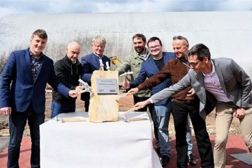 obrázek:Písek zahájil stavbu nové sportovní haly s kapacitou 500 diváků