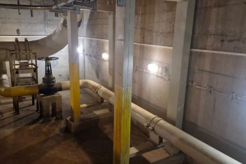 obrázek:V Temelíně pokračuje rozsáhlá modernizace. Technici v podzemí mění stovky metrů bezpečnostního potrubí
