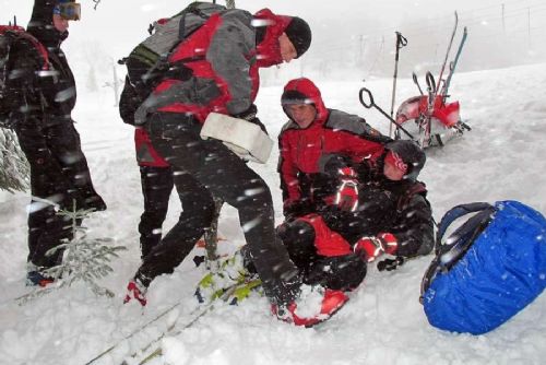 obrázek:Horská služba na Šumavě zasahovala častěji, vrtulník byl potřeba méněkrát