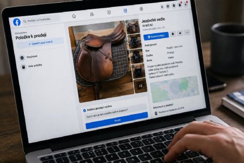 obrázek:Žena z Jindřichohradecka hledala sedlo na Facebooku. Podvodník ji připravil o 15 tisíc