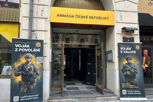 obrázek:Armáda v Praze posiluje nábor a otevřela nové rekrutační středisko