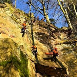 Hasiči z Jindřichohradecka trénovali zásahy ve výškách, hloubkách i stísněných prostorech