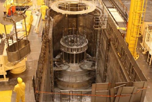 obrázek:Temelín otevřel reaktor druhého bloku, palivo je vyvezené