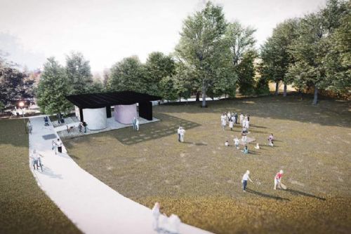 obrázek:Nové bezbariérové toalety vzniknou v parku u gymnázia v Jindřichově Hradci