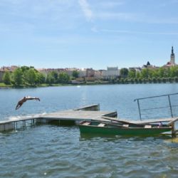 Voda v táborském Jordánu má nejvyšší průhlednost za deset let, město potvrzuje efekt srážecí stanice