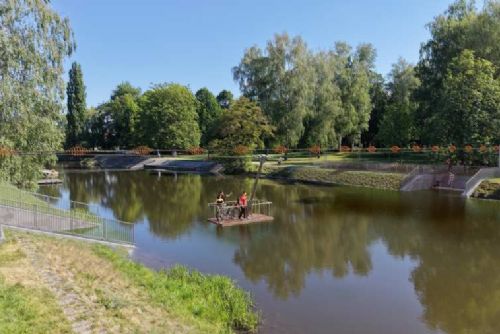 obrázek:České Budějovice chystají samoobslužný přívoz na Malši. Pro pěší i cyklisty