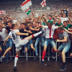 Ochranka napadla a vláčela fanouška na stadionu, pokuta 350 tisíc korun